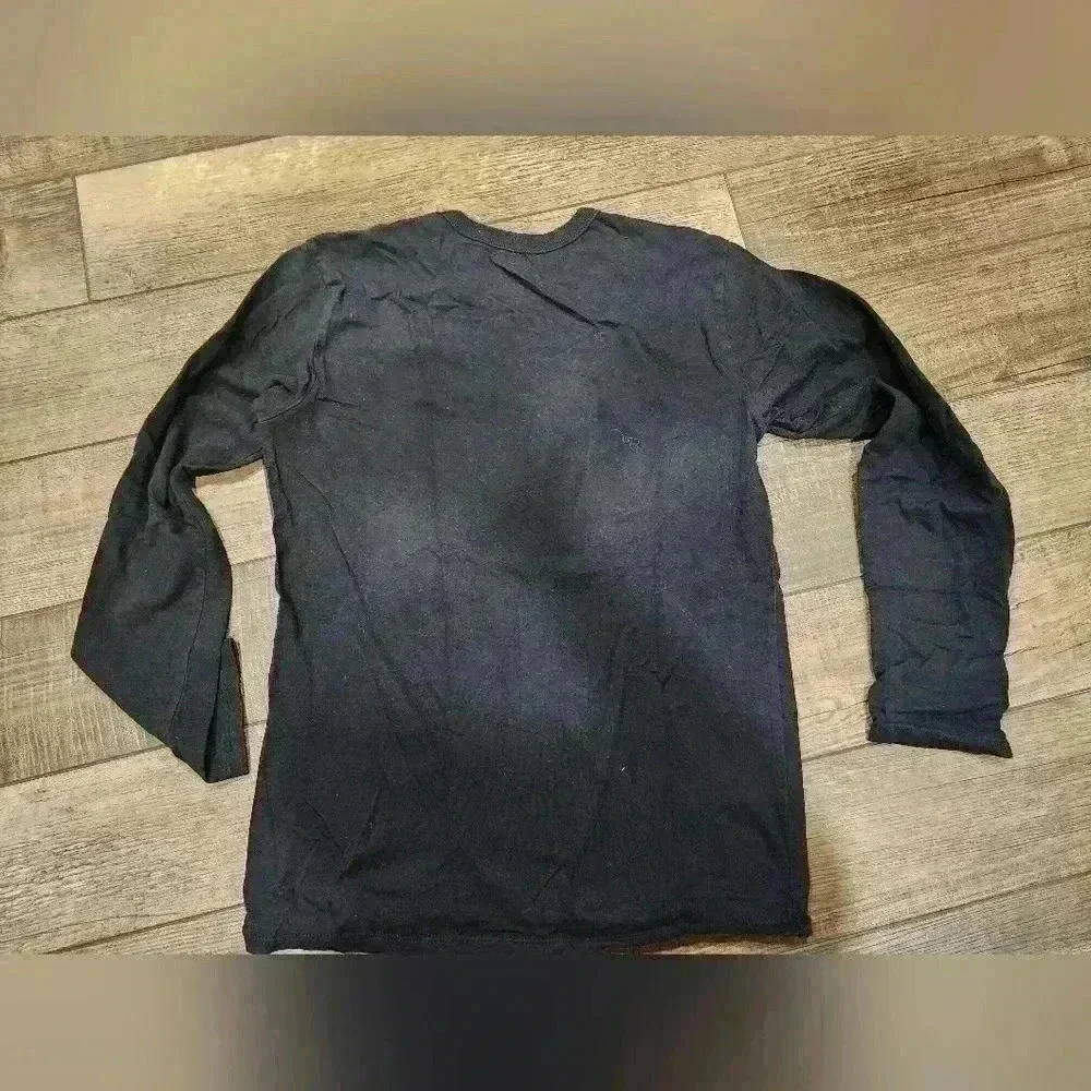 Children's Place Boys XL 14 Long Sleeve Tee Black 